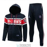 PSG x Jordan Sudadera Capucha Royal+ Pantalon 2021/2022