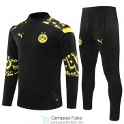 Borussia Dortmund Sudadera De Entrenamiento Yellow Black + Pantalon 2020/2021