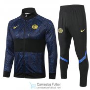 Inter Milan Chaqueta Blue Black + Pantalon 2020/2021