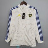 Boca Juniors Chaqueta Rompevientos White III 2021/2022