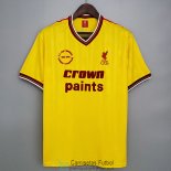 Camiseta Liverpool Retro Yellow 1985/1986