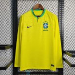 Camiseta Manga Larga Brasil 1ª Equipación 2022/2023