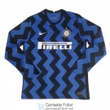 Camiseta Manga Larga Inter Milan 1ª Equipación 2020/2021