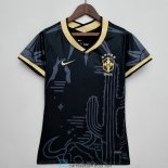 Camiseta Mujer Brasil Black II 2022/2023