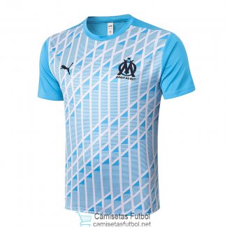 Camiseta Olympique Marseille Training Blue White 2020/2021