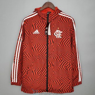 Flamengo Chaqueta Rompevientos Red Black White 2021/2022