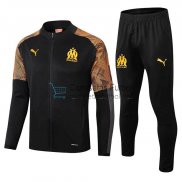 Olympique Marseille Chaqueta Black Yellow + Pantalon 2019/2020
