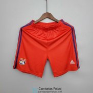 Pantalon Corto Olympique Lyonnais 2ª Equipación 2021/2022