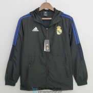 Real Madrid Chaqueta Rompevientos Black I 2022/2023