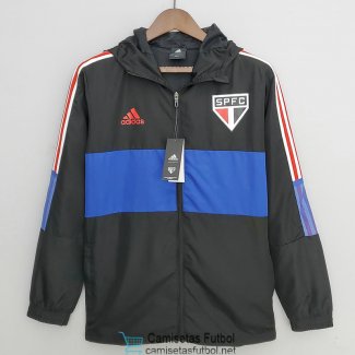 Sao Paulo FC Chaqueta Rompevientos Black Blue II 2022/2023