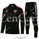 Sao Paulo FC Sudadera De Entrenamiento Black + Pantalon Black 2021/2022