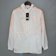 Arsenal Chaqueta Rompevientos White Orange 2021/2022