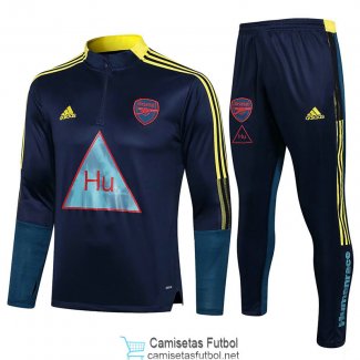 Arsenal x Human Race Sudadera De Entrenamiento Navy + Pantalon 2021/2022