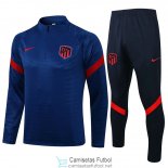 Atletico De Madrid Sudadera De Entrenamiento Blue + Pantalon Navy 2021/2022