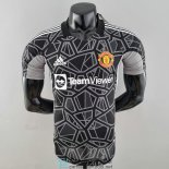 Camiseta Authentic Manchester United Portero Black 2022/2023