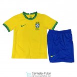 Camiseta Brasil Niños 1ª Equipación 2020/2021
