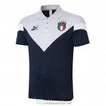 Camiseta Italia Polo Blue 2020/2021