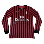 Camiseta Manga Larga AC Milan 1ª Equipación 2019/2