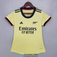 Camiseta Mujer Arsenal 2ª Equipación 2021/2022