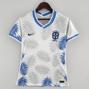 Camiseta Mujer Brasil Classic White I 2022/2023