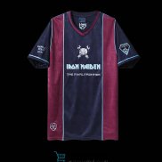 Camiseta West Ham United x Iron Maiden Retro Blue 2011/2012