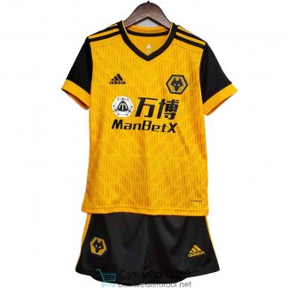 Camiseta Wolves Niños 1ª Equipación 2020/2021