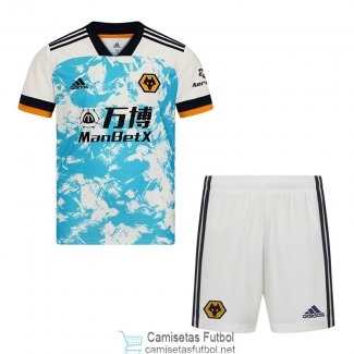 Camiseta Wolves Niños 2ª Equipación 2020/2021