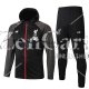 Liverpool Chaqueta Capucha Black Grey + Pantalon 2019/2020