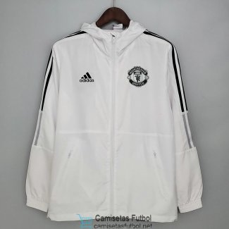 Manchester United Chaqueta Rompevientos White III 2021/2022