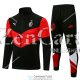 AC Milan Chaqueta Black Red + Pantalon Black Red 2021/2022