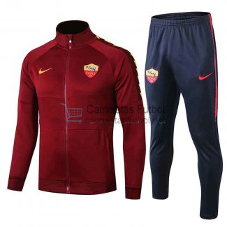 AS Roma Chaqueta Red + Pantalon 2019/2020