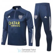 Boca Juniors Sudadera De Entrenamiento Navy + Pantalon 2020/2021