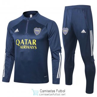 Boca Juniors Sudadera De Entrenamiento Navy + Pantalon 2020/2021