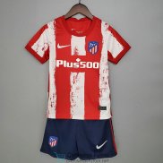 Camiseta Atletico De Madrid Niños 1ª Equipación 2021/2022