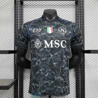 Camiseta Authentic Napoli Halloween Black 2023/2024