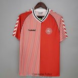Camiseta Dinamarca Retro 1ª Equipación 1986/19877