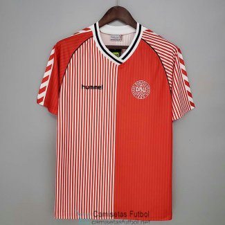 Camiseta Dinamarca Retro 1ª Equipación 1986/1987