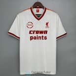 Camiseta Liverpool Retro White 1985/1986