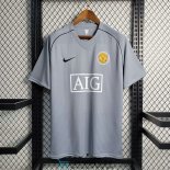 Camiseta Manchester United Portero Grey Retro 2007/2008