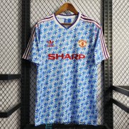 Camiseta Manchester United Retro 2ª Equipación 1990/1991