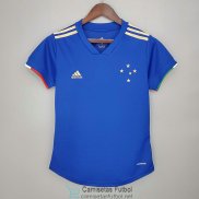 Camiseta Mujer Cruzeiro 1ª Equipación 2021/2022