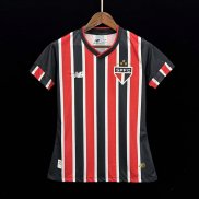 Camiseta Mujer Sao Paulo FC 2ª Equipación 2024/2025