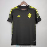 Camiseta Sport Club Internacional Training Black Yellow 2021/2022