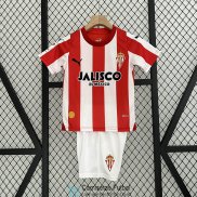 Camiseta Sporting Gijon Niños 1ª Equipación 2023/2024