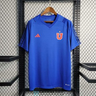 Camiseta Universidad De Chile Training Suit Blue I 2023/2024