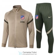 Atletico De Madrid Chaqueta Khaki + Pantalon 2020/2021