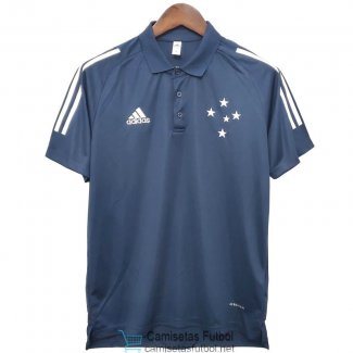 Camiseta Cruzeiro Polo Royal Blue 2020/2021