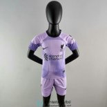Camiseta Liverpool Niños Portero Purple 2022/2023