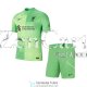 Camiseta Liverpool Portero Niños Green 2021/2022