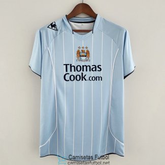 Camiseta Manchester City Retro 1ª Equipación 2007/2008
